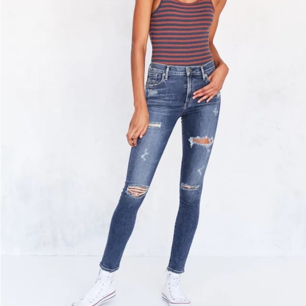 30 AGOLDE High Rise Skinny Jeans